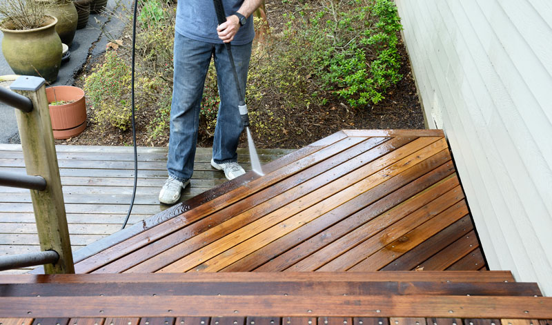 Exterior Deck Washing in NJ